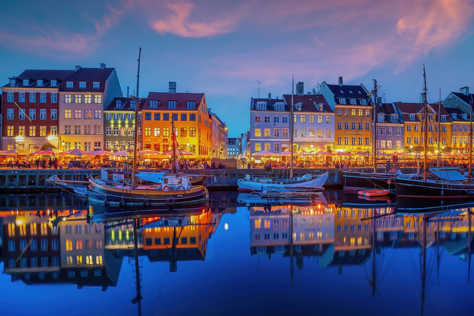 Danish landscape with road